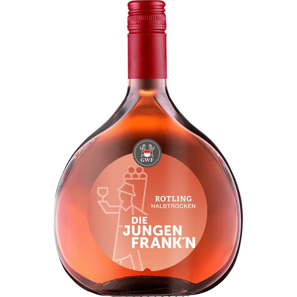 Produktabbildung Die Jungen Frank'n Rotling halbtrocken Franken DQW, Roséwein