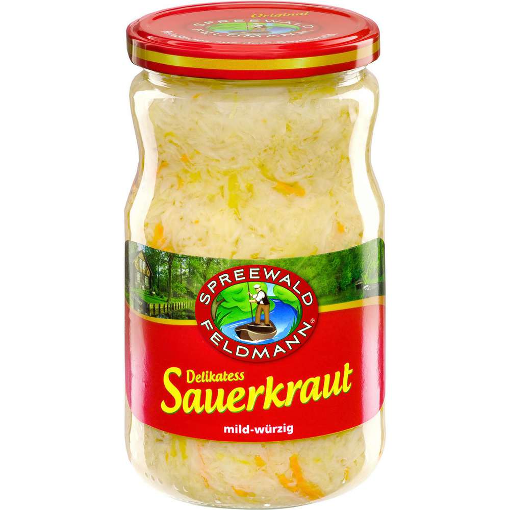 Produktabbildung Spreewald-Feldmann Delikatess Sauerkraut, mild-würzig