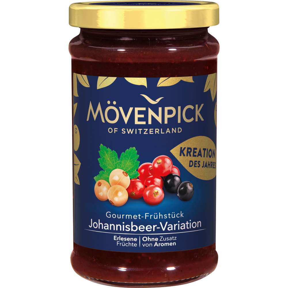 Produktabbildung Mövenpick Gourmet Frühstück Fruchtaufstrich, Johannisbeer-Variation