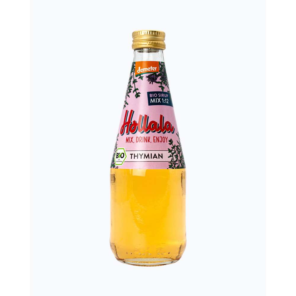 Produktabbildung Hollala Bio Sirup Thymian