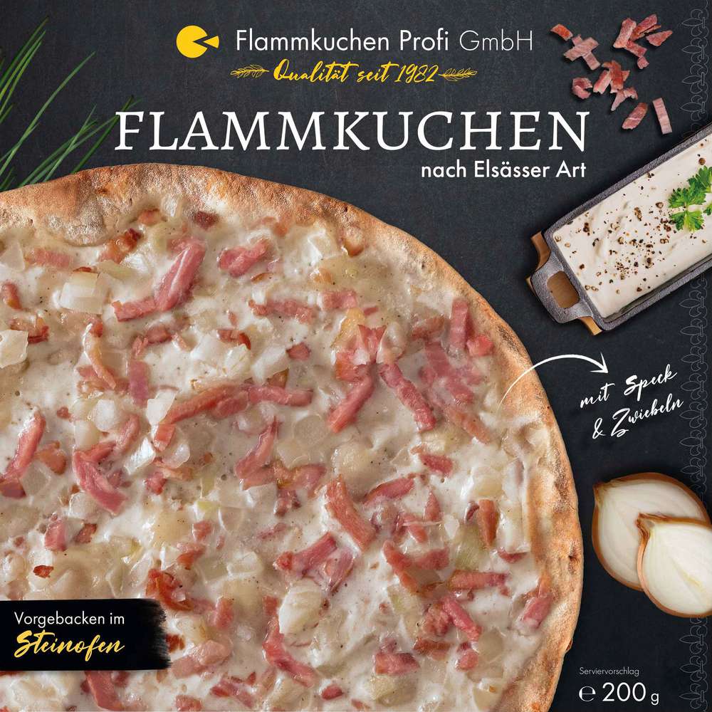 Produktabbildung Flammkuchen Profi Flammkuchen Original Elsässer Art, tiefgekühlt