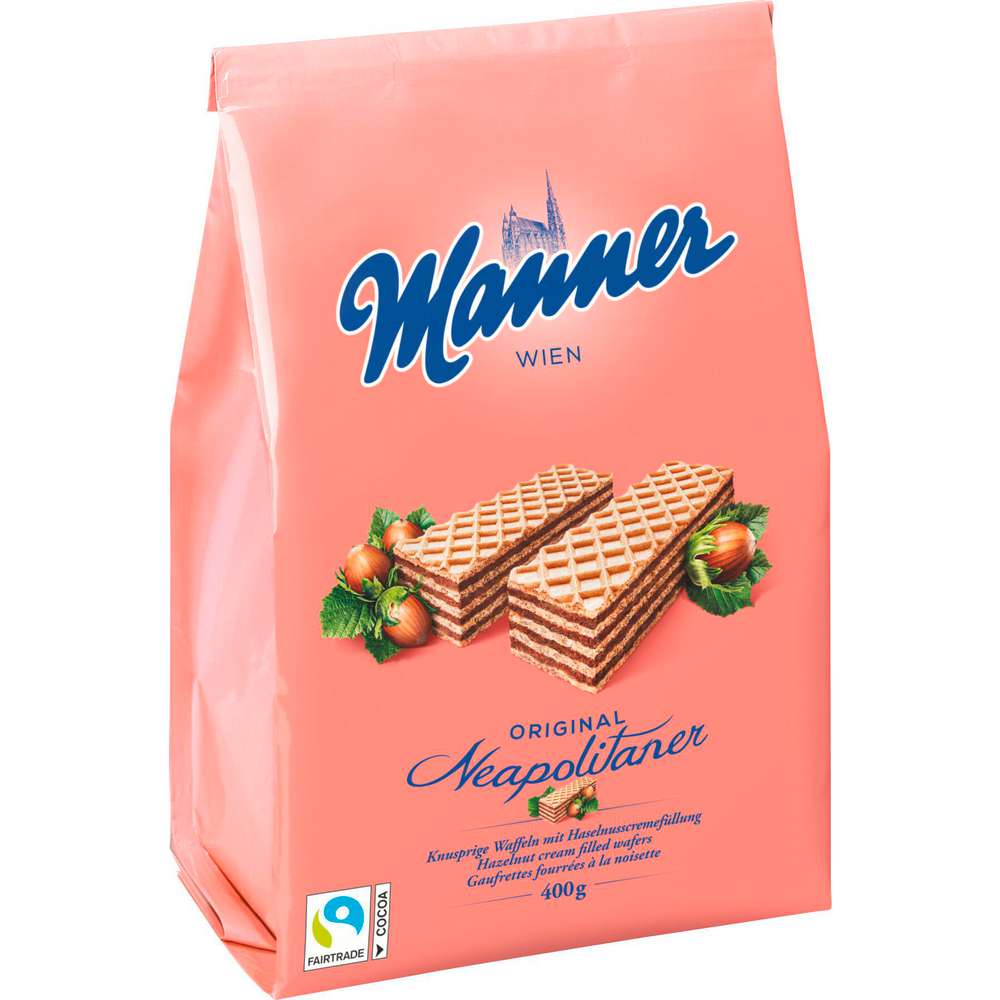 Produktabbildung Manner Neapolitaner Waffeln, Haselnuss