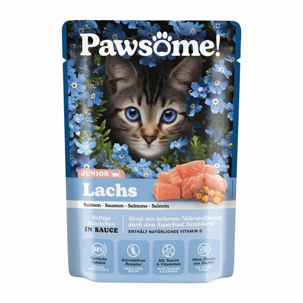 Produktabbildung Pawsome Katzen-Nassfutter Kitten, Lachs