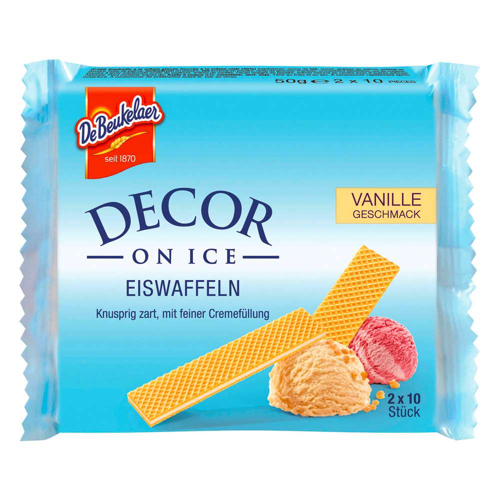 Produktabbildung De Beukelaer Decor on Ice Premium Eiswaffeln