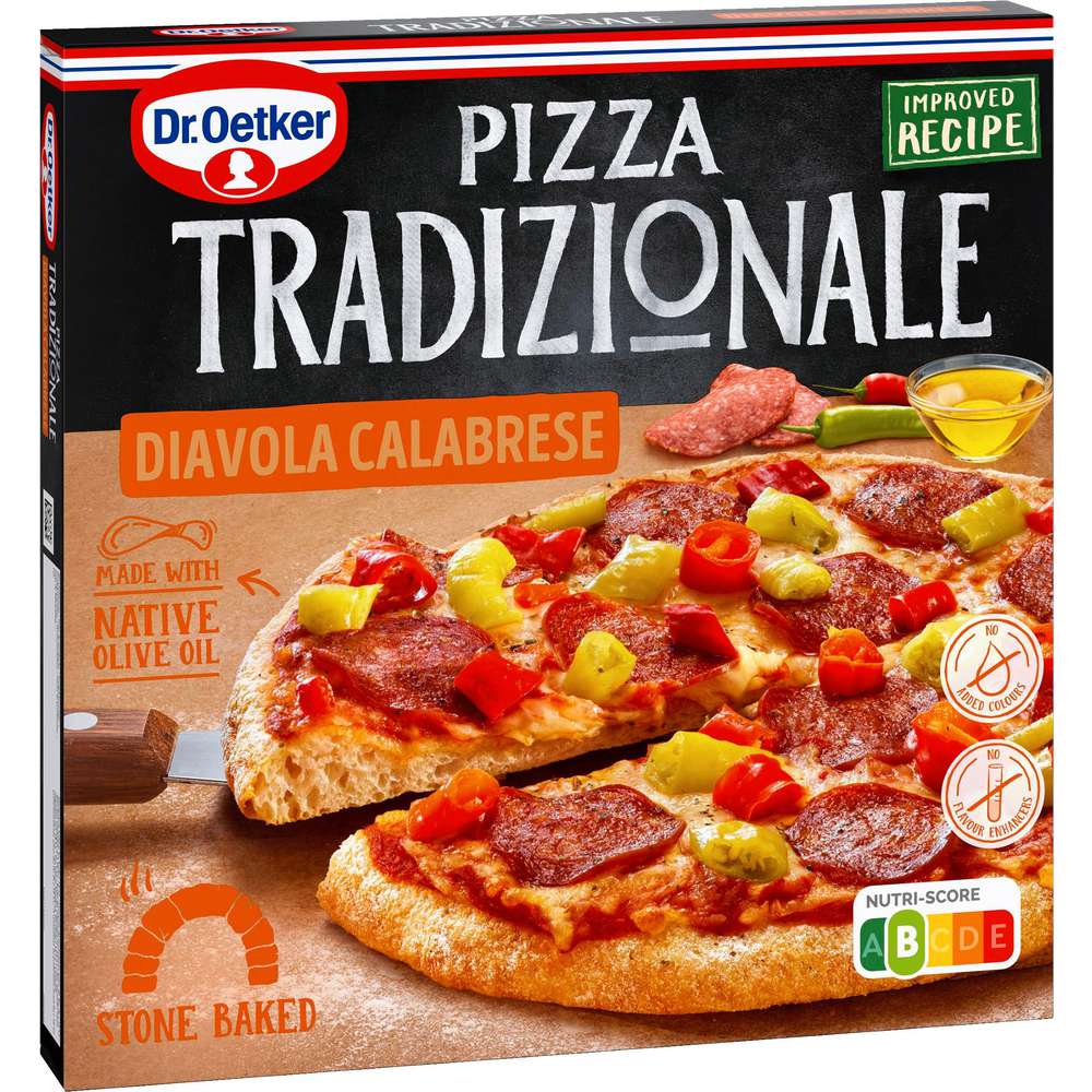 Produktabbildung Dr. Oetker Pizza Tradizionale Diavola Calabrese, tiefgekühlt