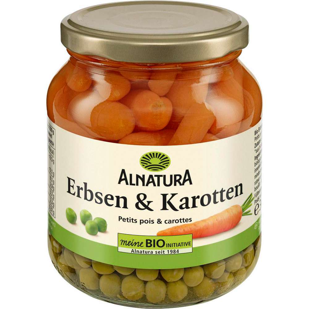 Produktabbildung Alnatura Bio Erbsen & Karotten