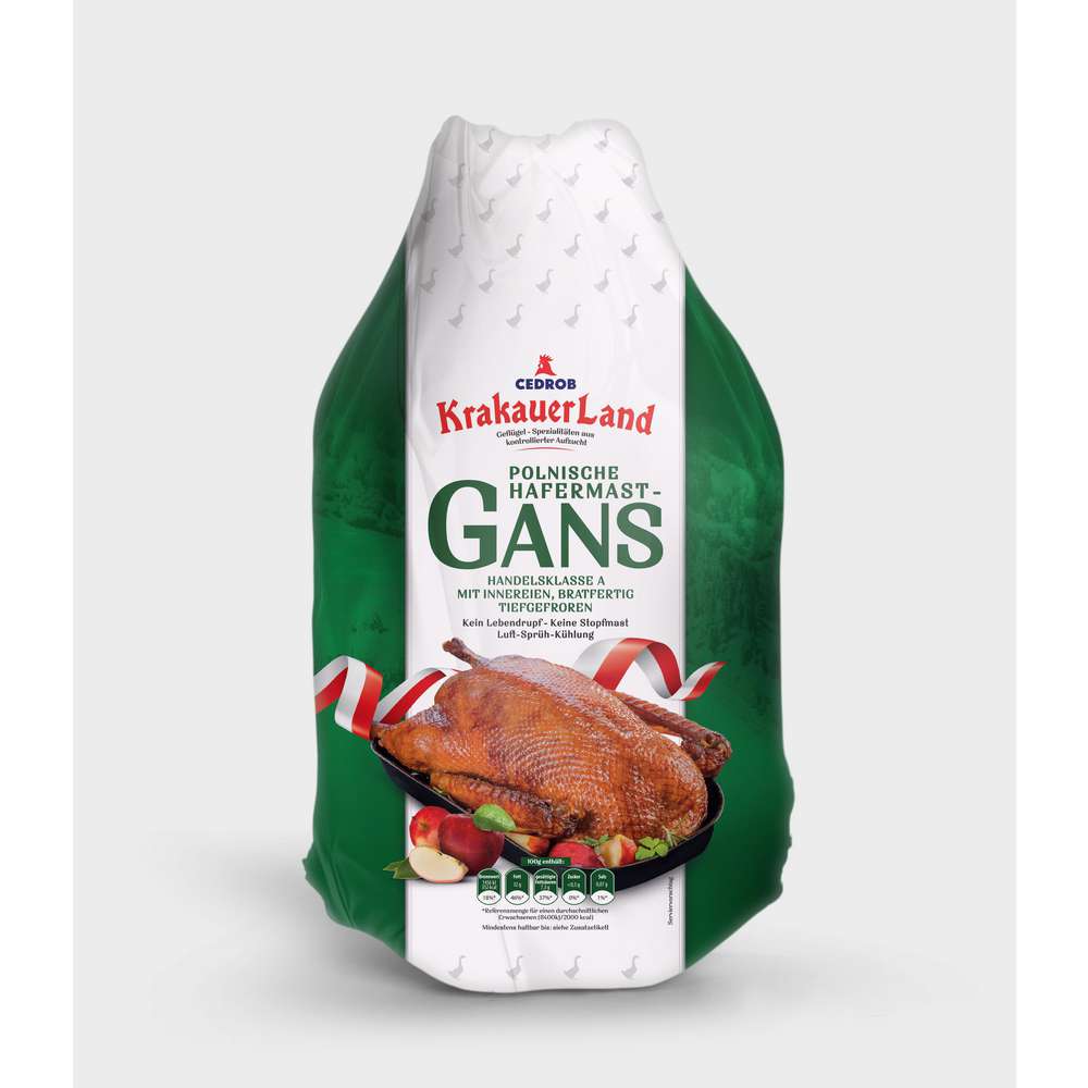 Produktabbildung Krakauer Land Hafermastgans, tiefgekühlt