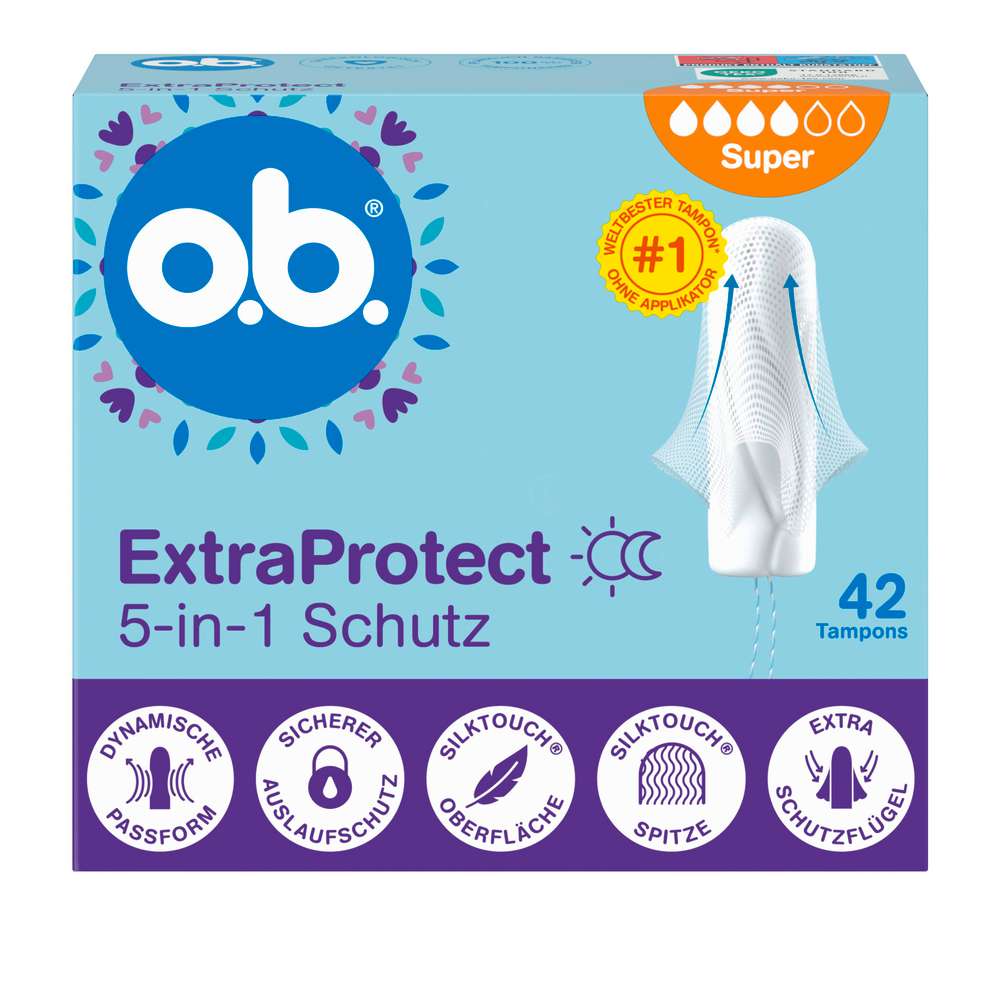 Produktabbildung o.b. Tampons ExtraProtect, Super