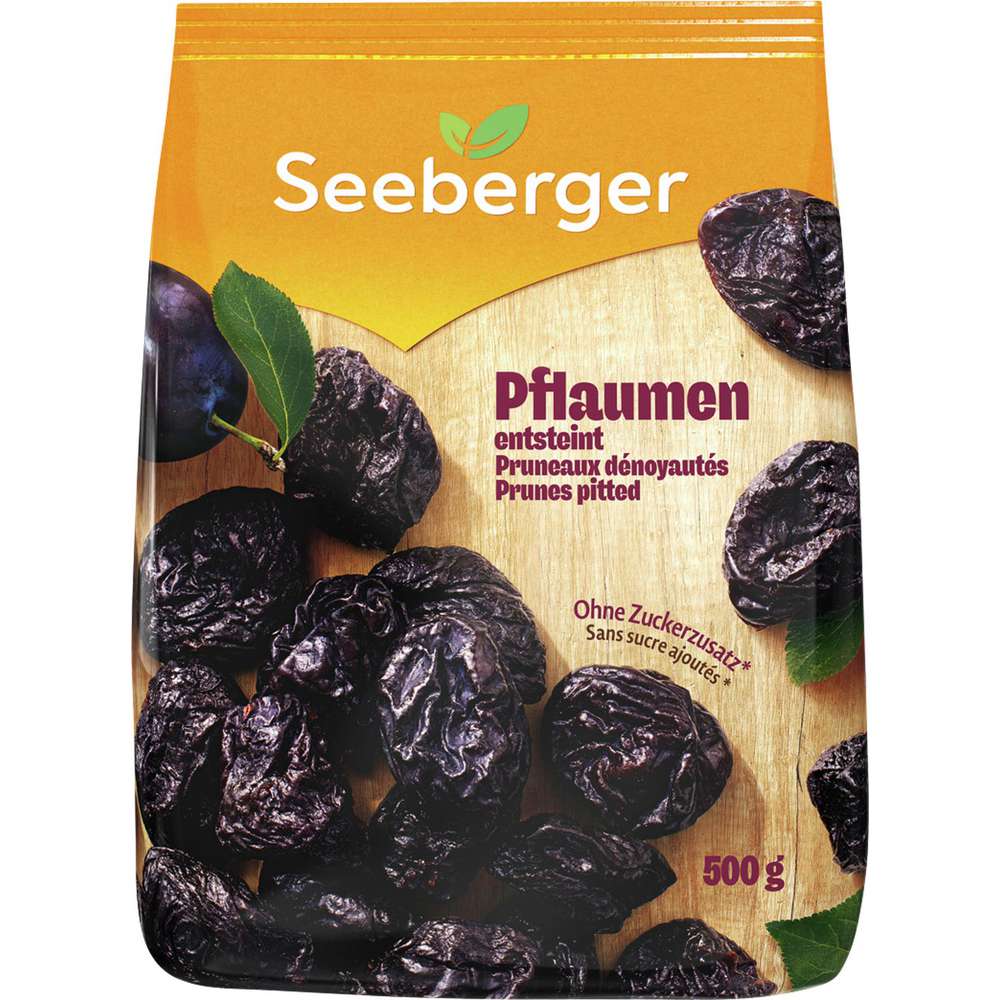 Produktabbildung Seeberger Pflaumen, entsteint & getrocknet