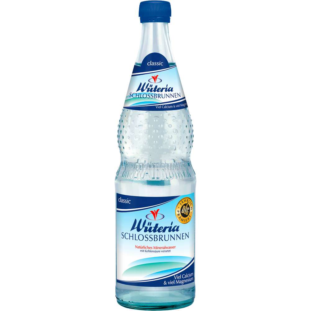 Produktabbildung Wüteria Schlossbrunnen Mineralwasser, Classic