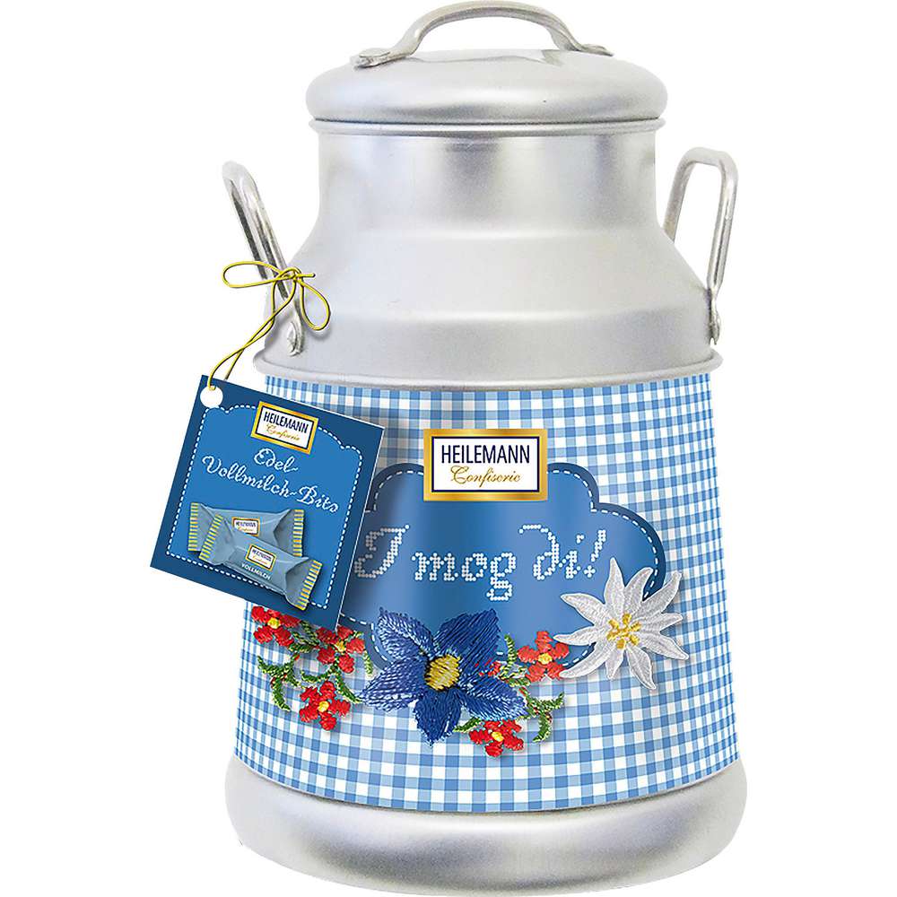 Produktabbildung Heilemann Milchkanne gefüllt mit Vollmilch Bits