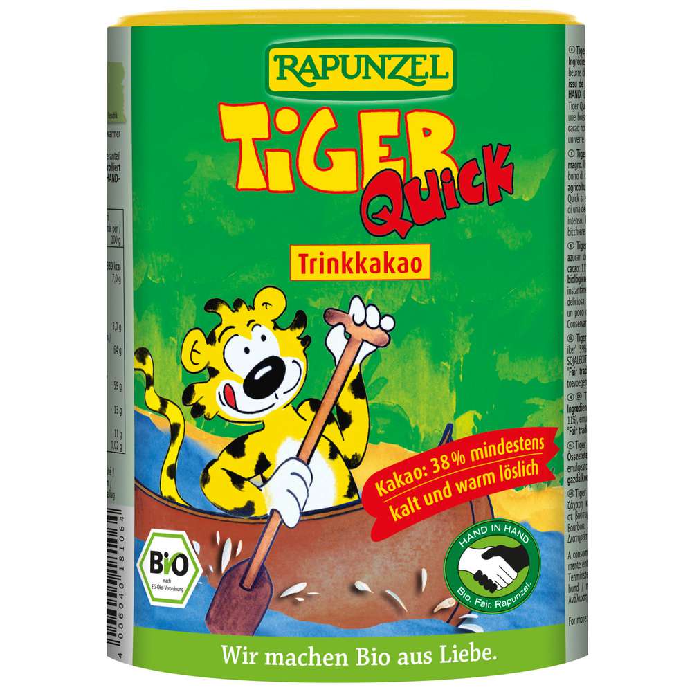 Produktabbildung Rapunzel Bio Kakaopulver Tiger Quick
