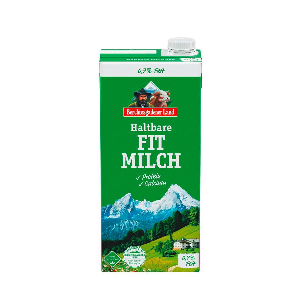 Produktabbildung Berchtesgadener Land Fit-Milch, 0,7% Fett
