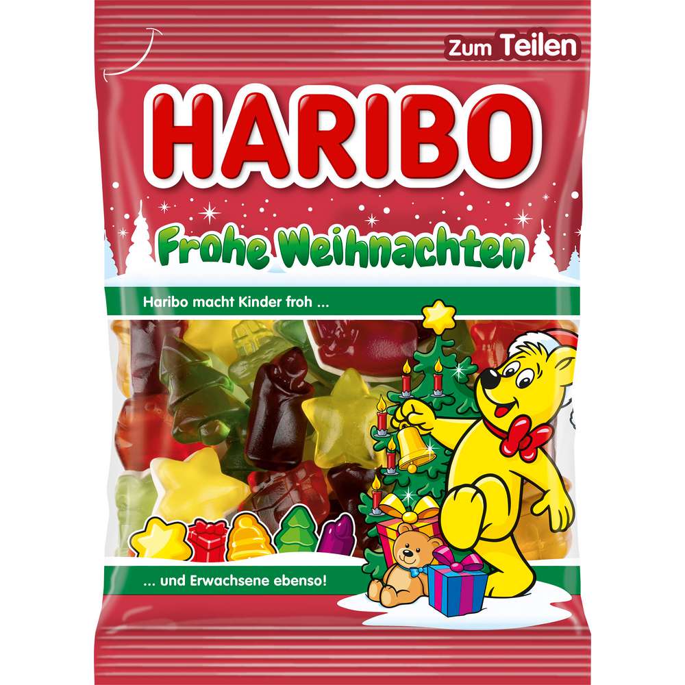 Produktabbildung Haribo Fruchtgummi Frohe Weihnachten