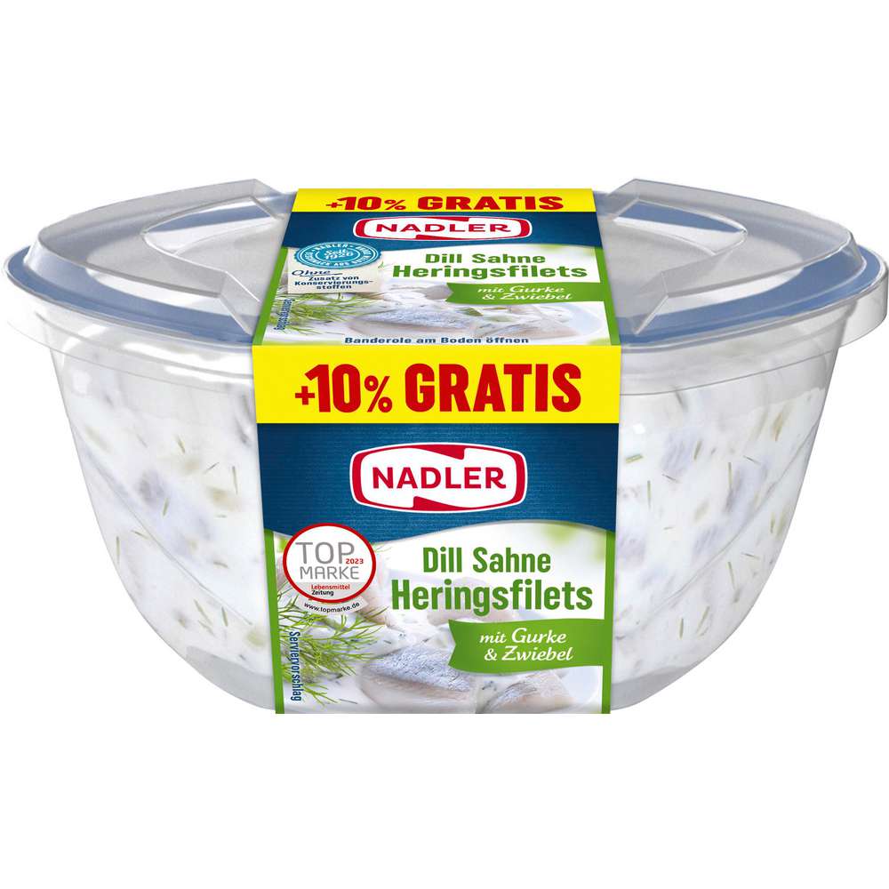 Produktabbildung Nadler Sahne-Heringsfilets