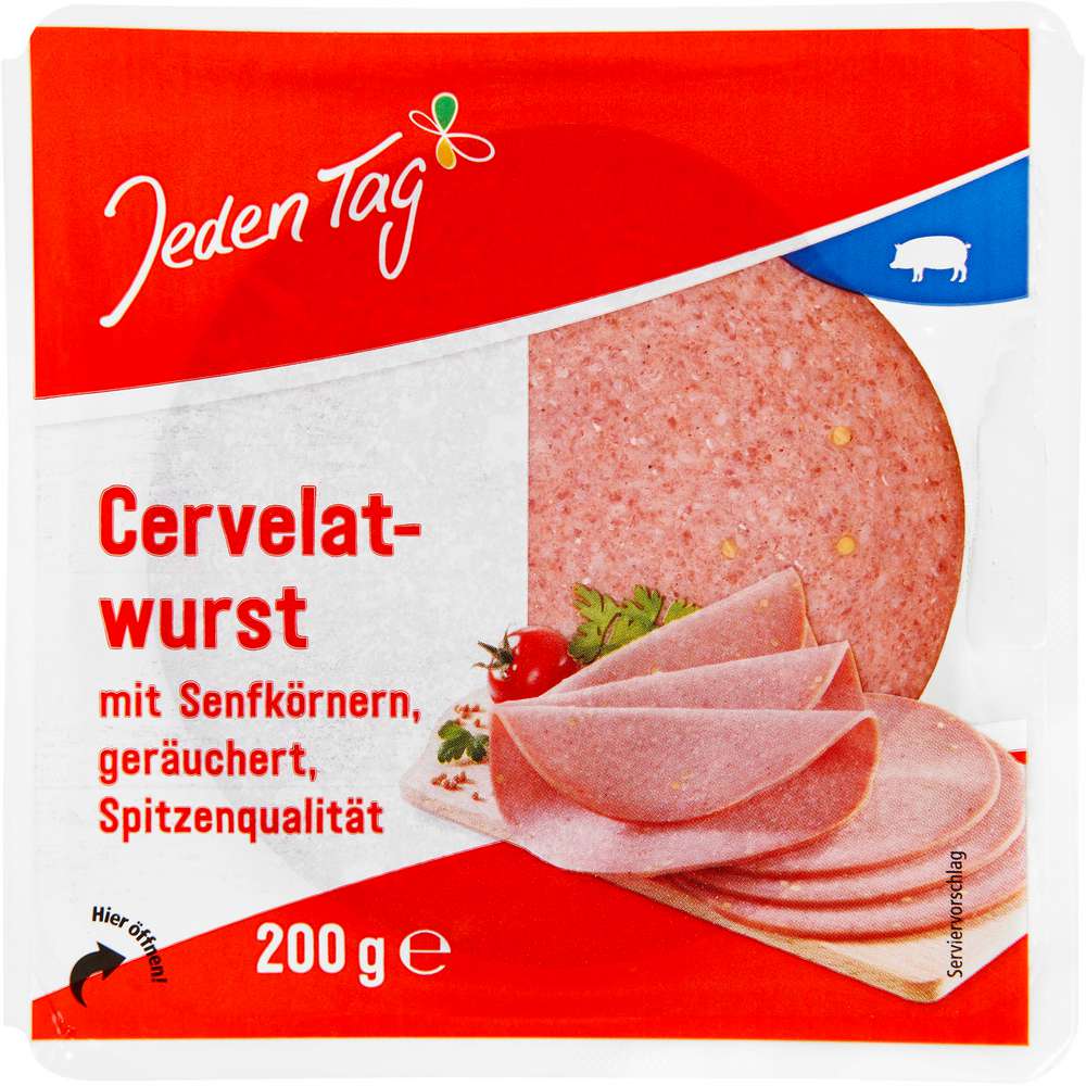 Produktabbildung Jeden Tag Salami Cervelatwurst