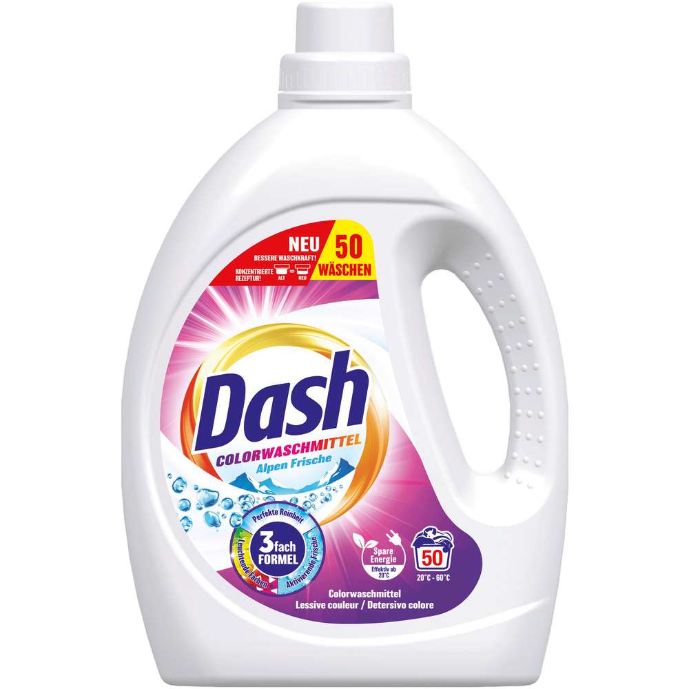 Produktabbildung Dash Color-Waschmittel flüssig, Alpen Frische