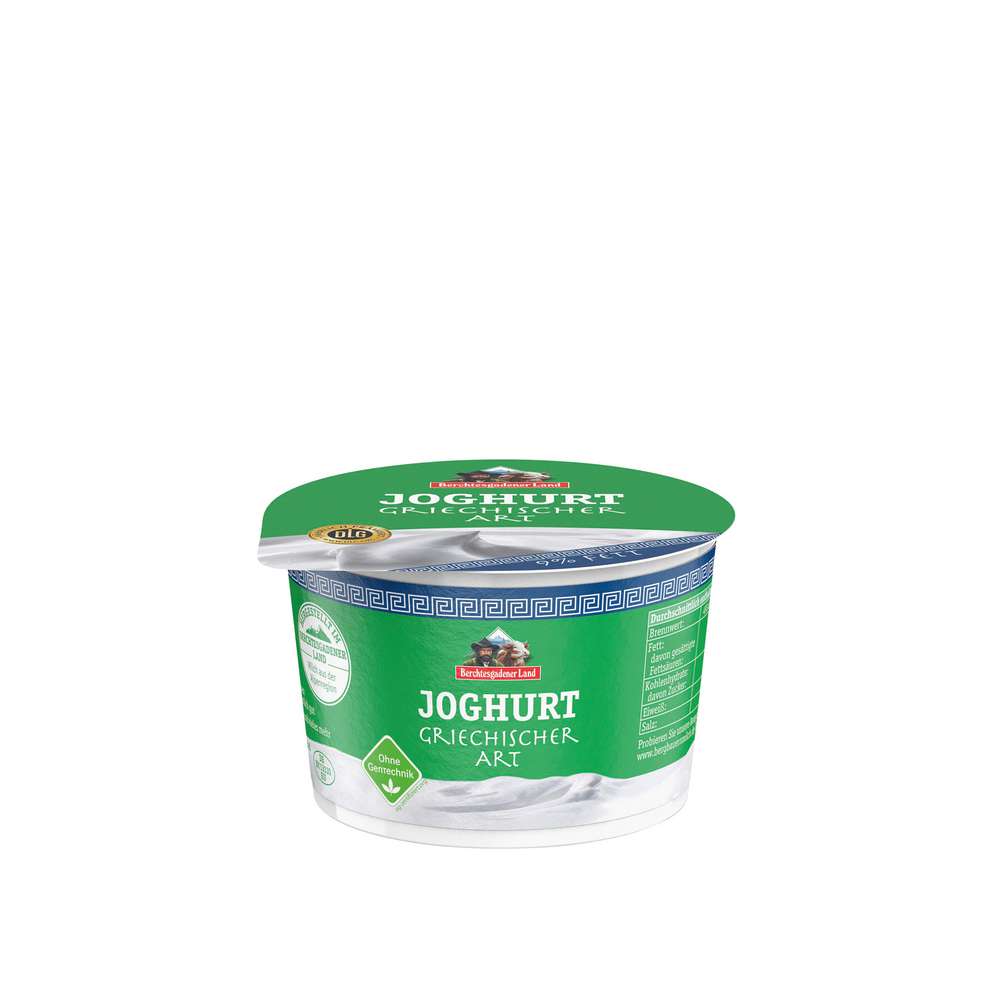 Produktabbildung Berchtesgadener Land Naturjoghurt griechischer Art, 9% Fett