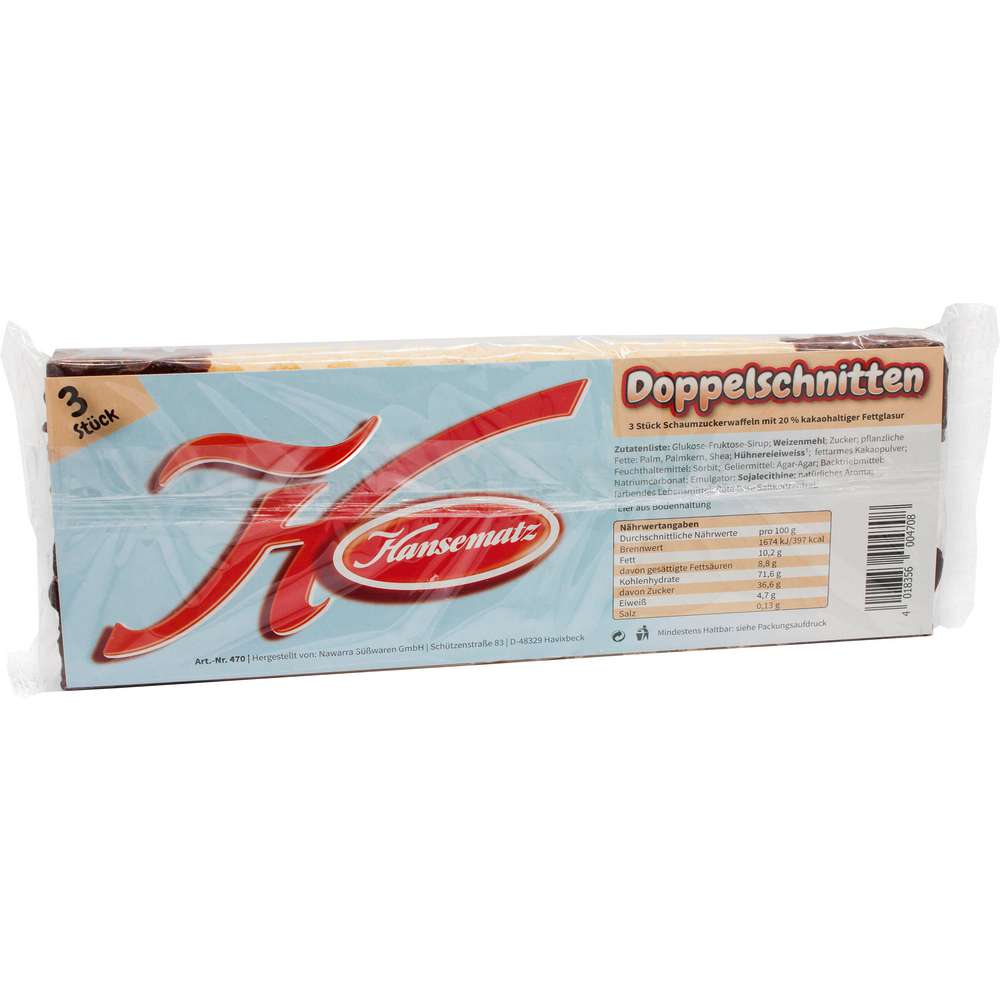 Produktabbildung Nawarra Waffeln-Doppelschnitten