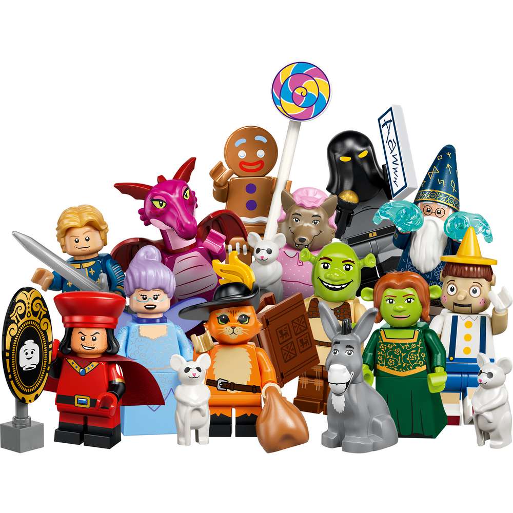 Produktabbildung Lego LEGO Minifiguren Shrek Serie Überraschungsbox für Kinder 71053