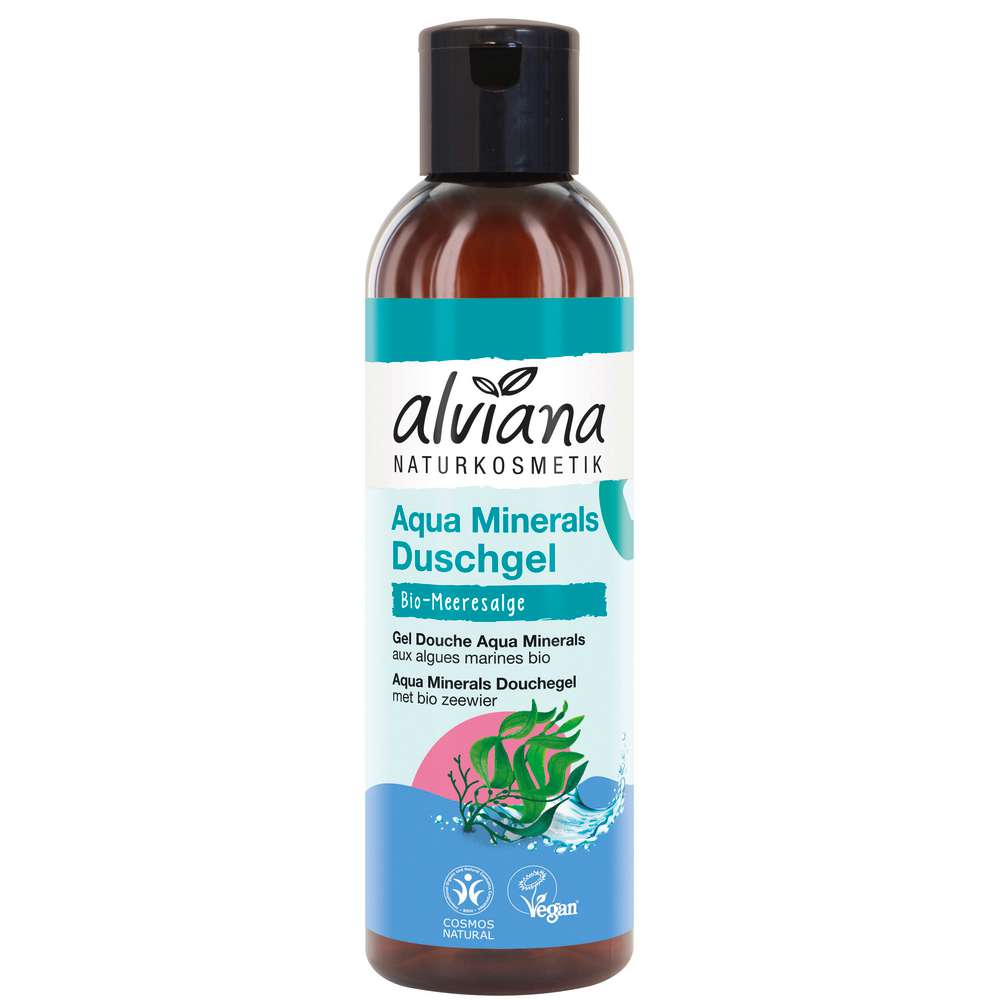 Produktabbildung Alviana Duschgel Aqua Minerals, Bio Meeresalge