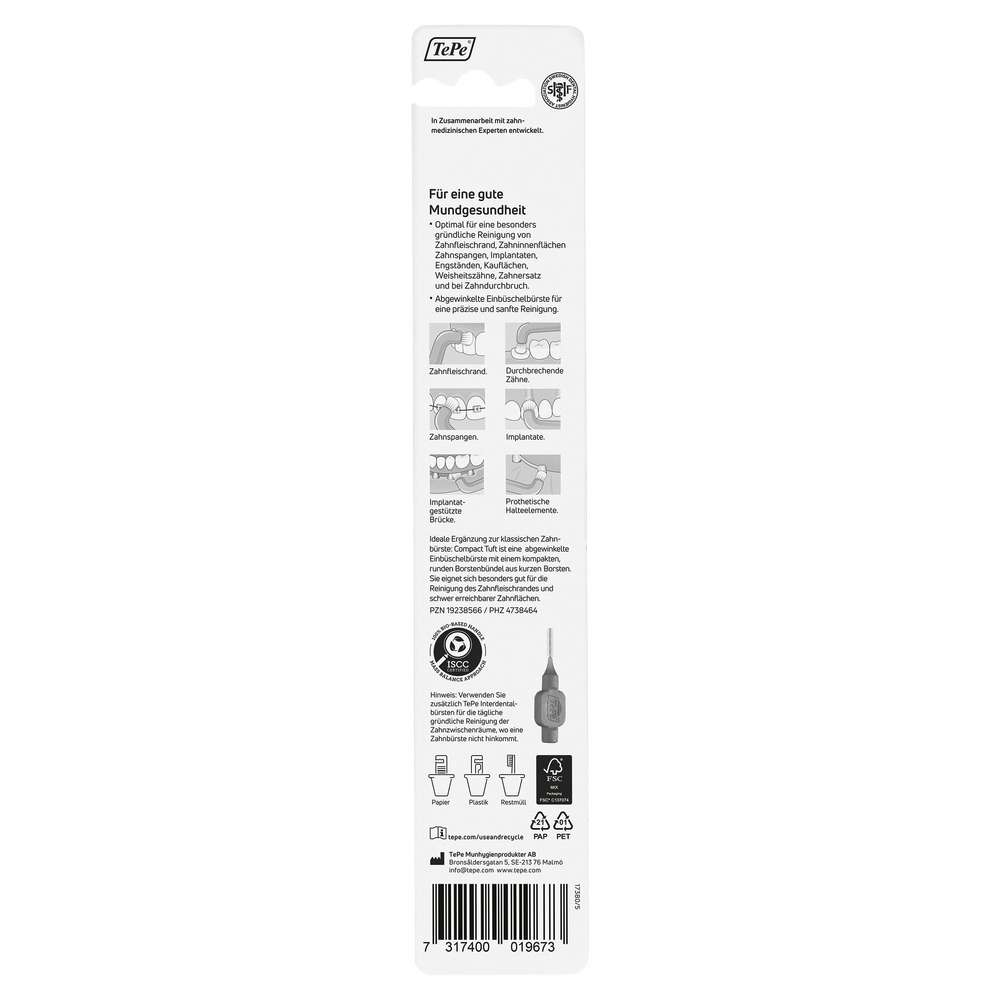 Produktabbildung TePe Compact Tuft Einbüschelbürste