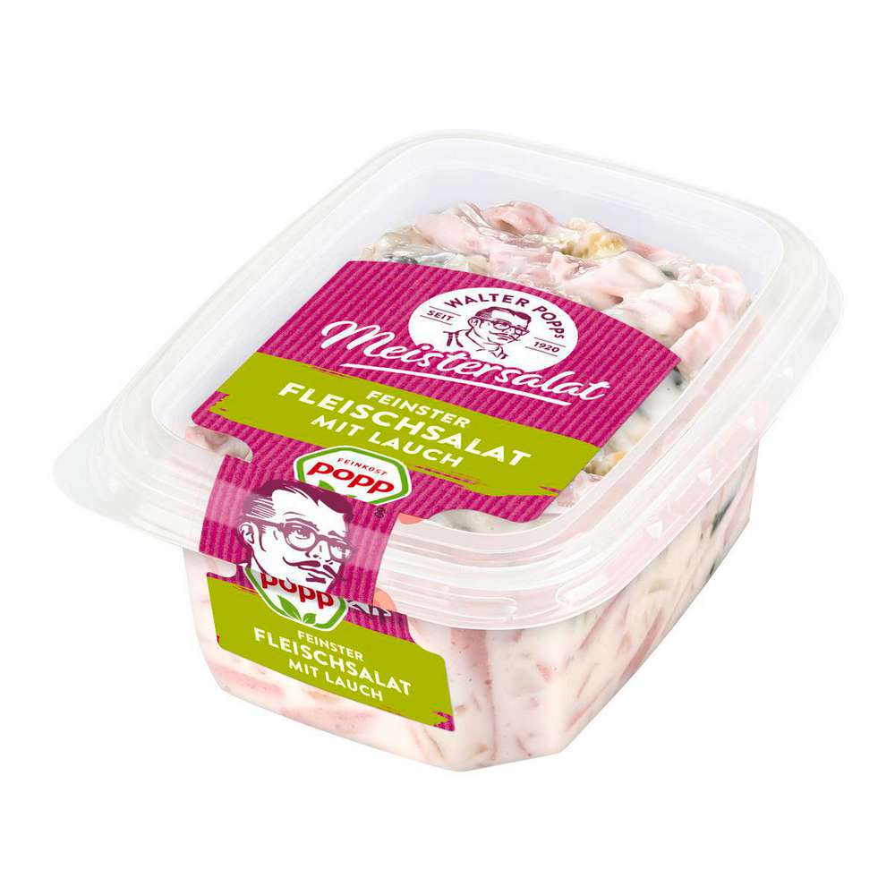 Produktabbildung Popp Fleischsalat, Lauch