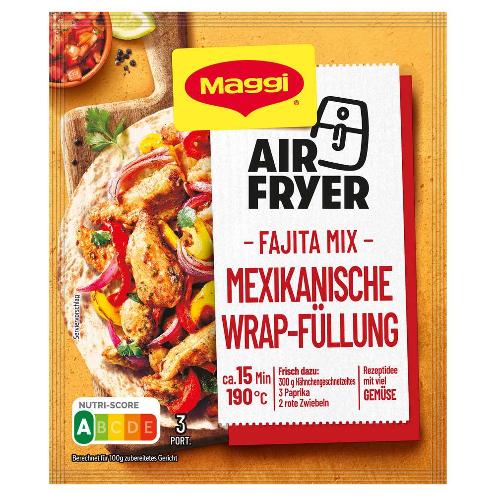 Produktabbildung Maggi Fix-Würzmischung Airfryer, Mexikanische Fajita