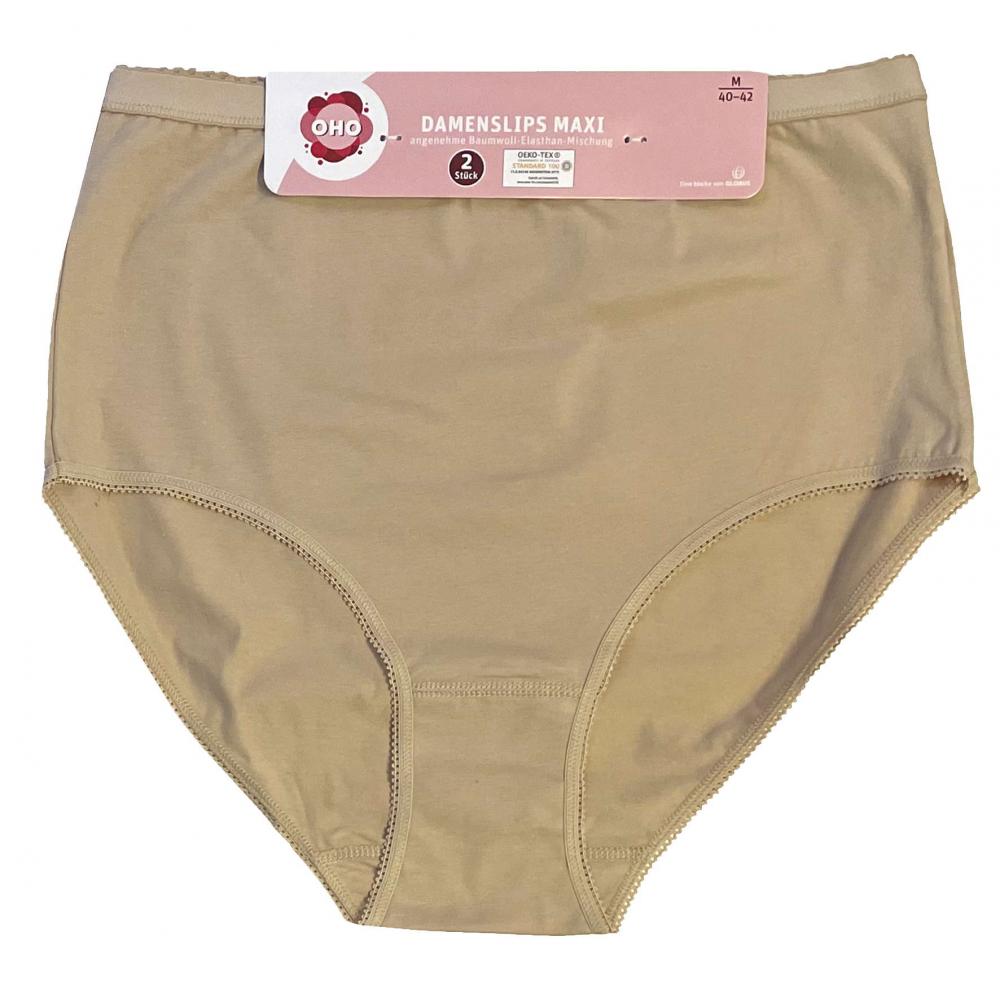 Produktabbildung keine Marke OHO Damen-Midi- oder -Maxi-Slips 2er-Pack, je 2er-/3er-Pack
