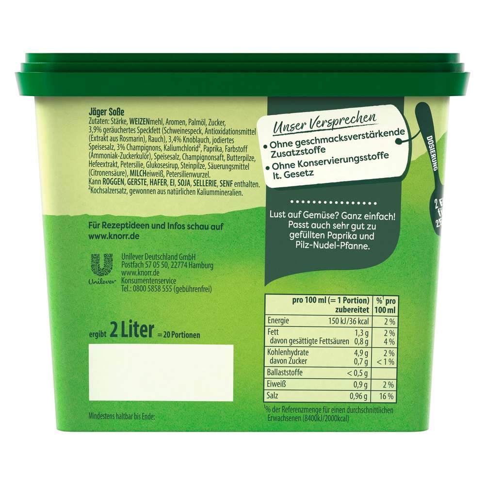 Produktabbildung Knorr Jäger Soße