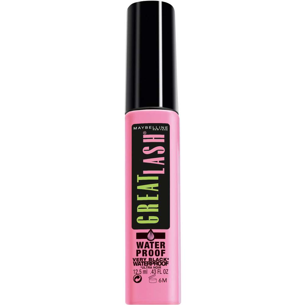 Produktabbildung Maybelline Wimperntusche Great Lash Waterproof Mascara, Very Black