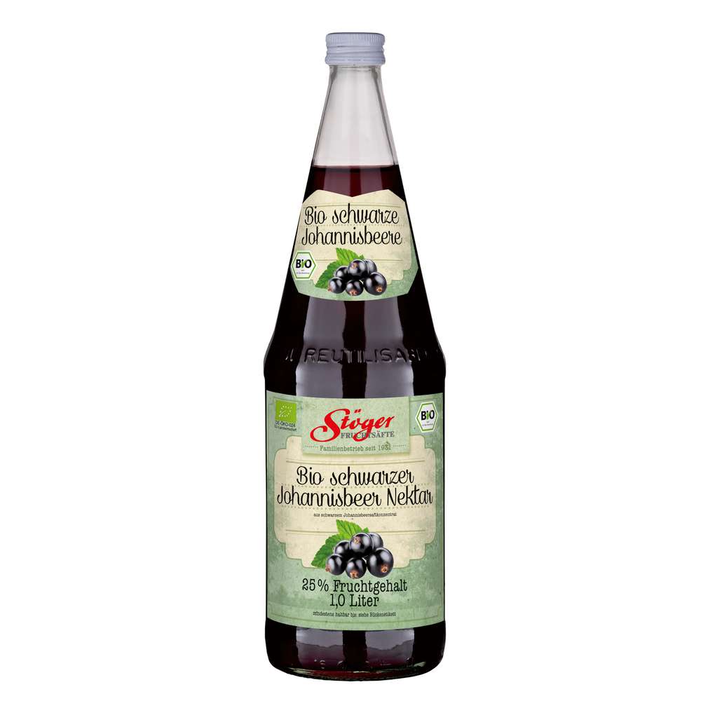 Produktabbildung Stöger Bio Johannisbeer-Nektar schwarz