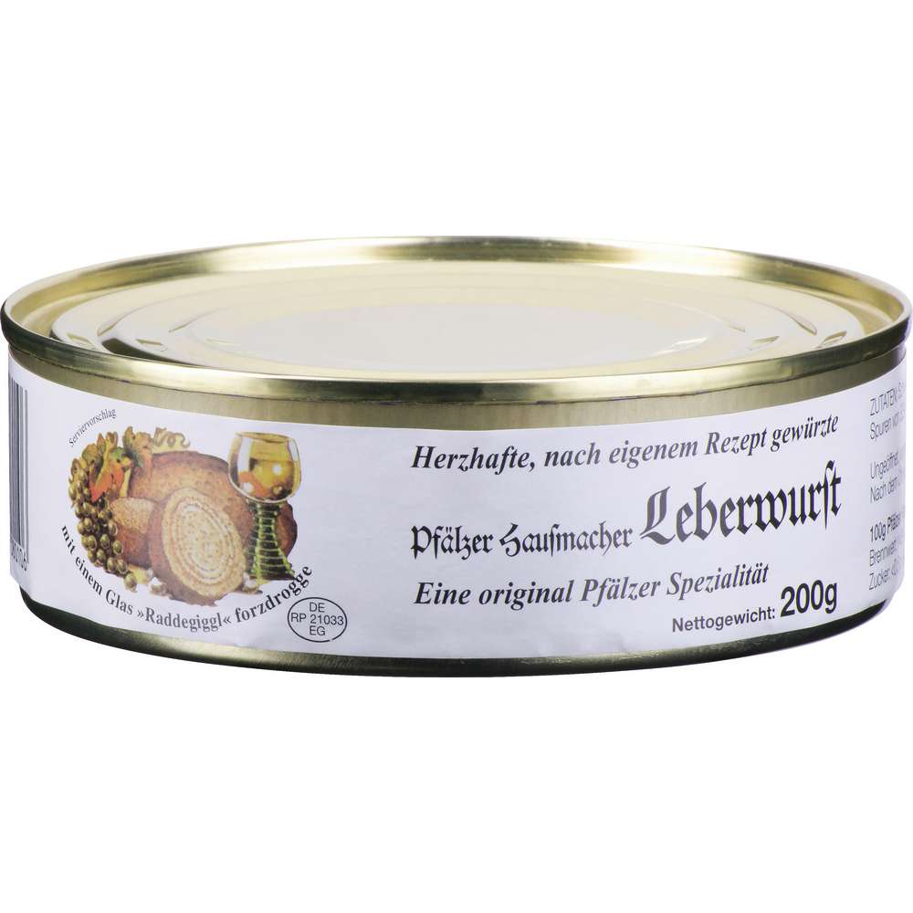 Produktabbildung Steiner Pfälzer Leberwurst aus der Dose