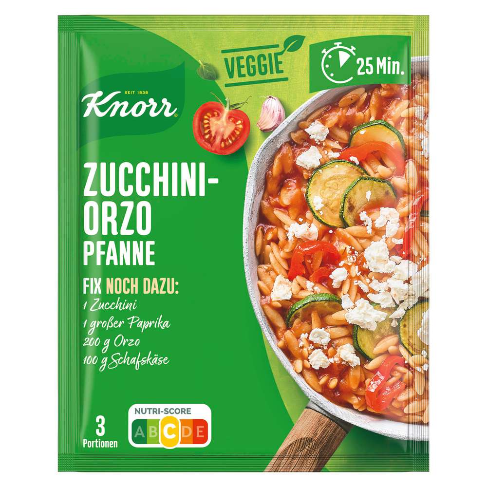 Produktabbildung Knorr Fix Zucchini Orzo Pfanne