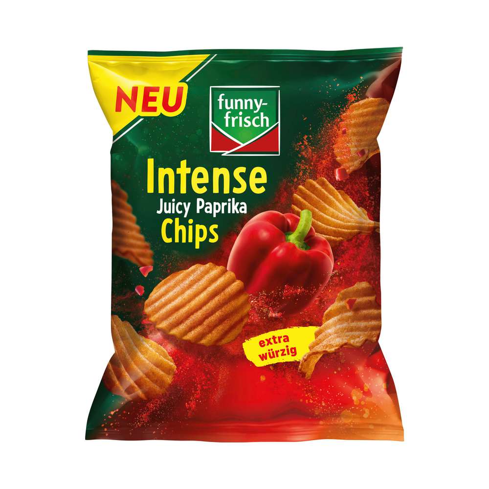Produktabbildung funny-frisch Intense Chips Juicy Paprika