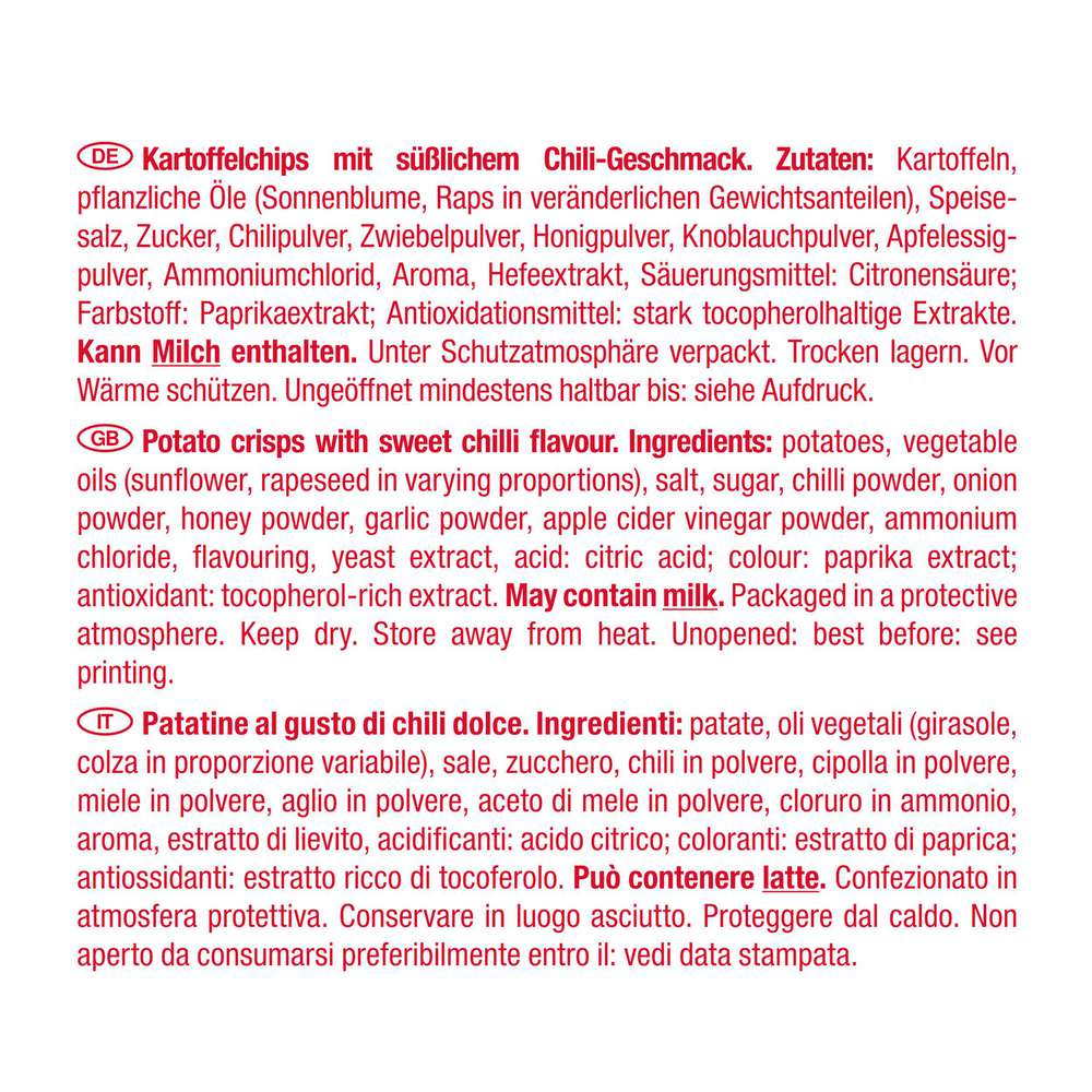 Produktabbildung Lorenz Crunchips Zhai Sweet Chili Style