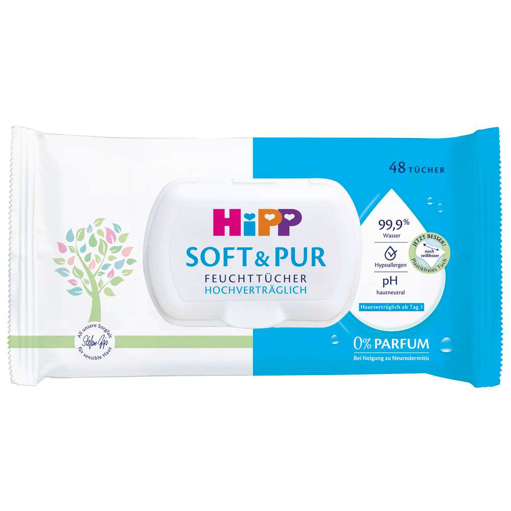 Produktabbildung Hipp Babysanft Soft & Pur Feuchttücher