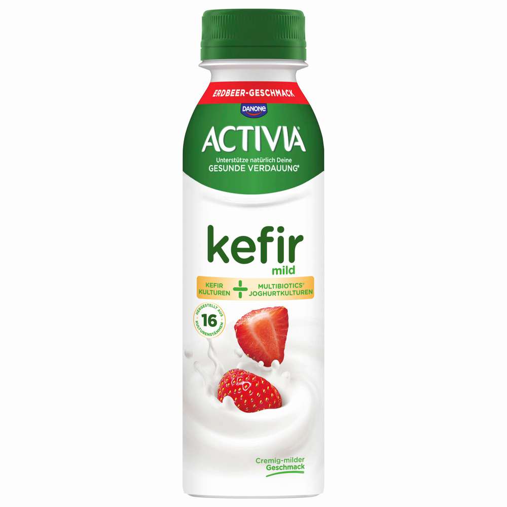 Produktabbildung Danone Activia Kefir mild, Erdbeer