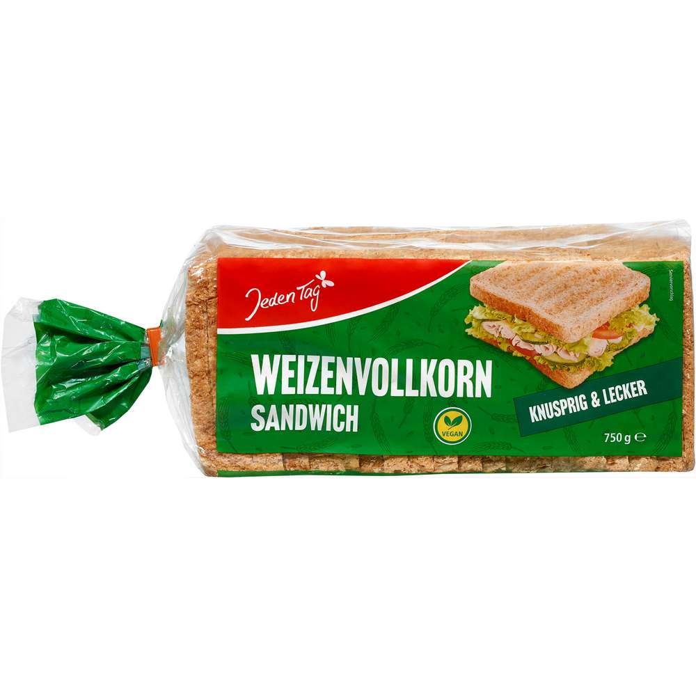 Produktabbildung Jeden Tag Weizen Vollkorn Sandwich