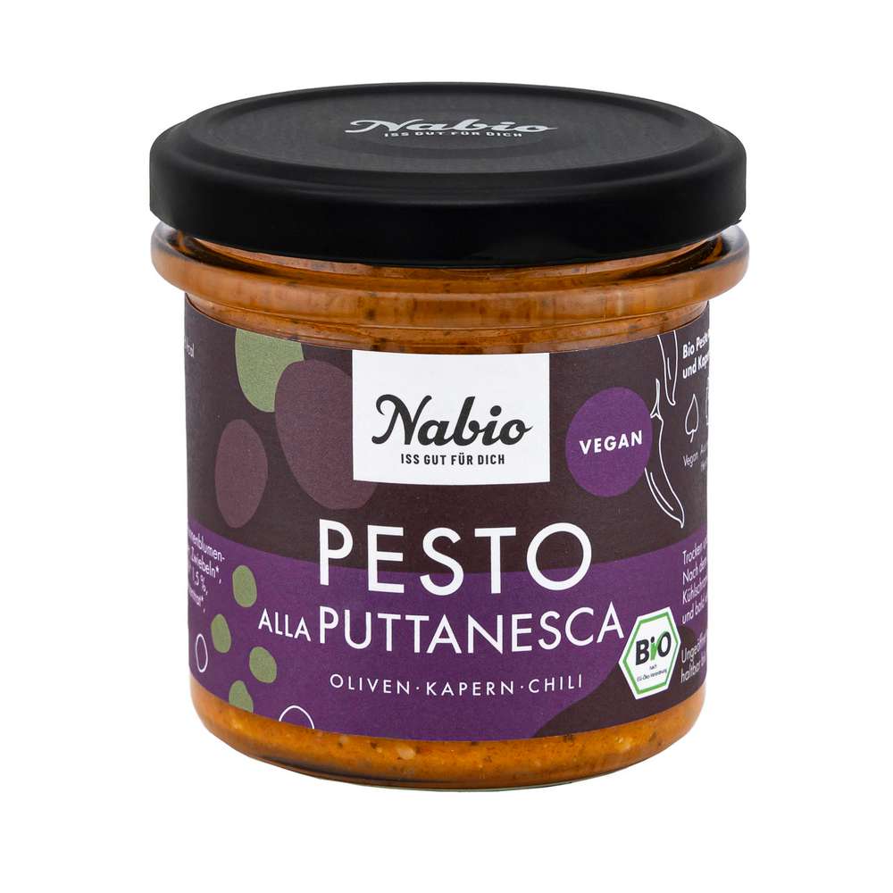 Produktabbildung Nabio Pesto alla Puttanesca vegan