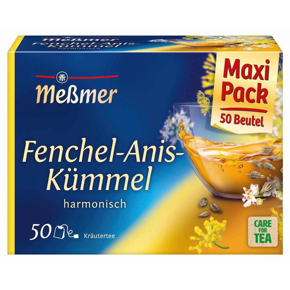 Produktabbildung Meßmer Kräutertee, Fenchel-Anis-Kümmel harmonisch