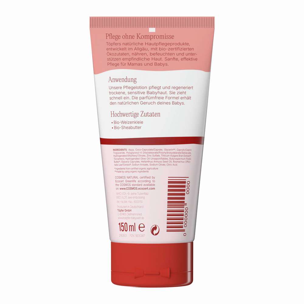 Produktabbildung Töpfer Babycare Pflegelotion, sensitiv