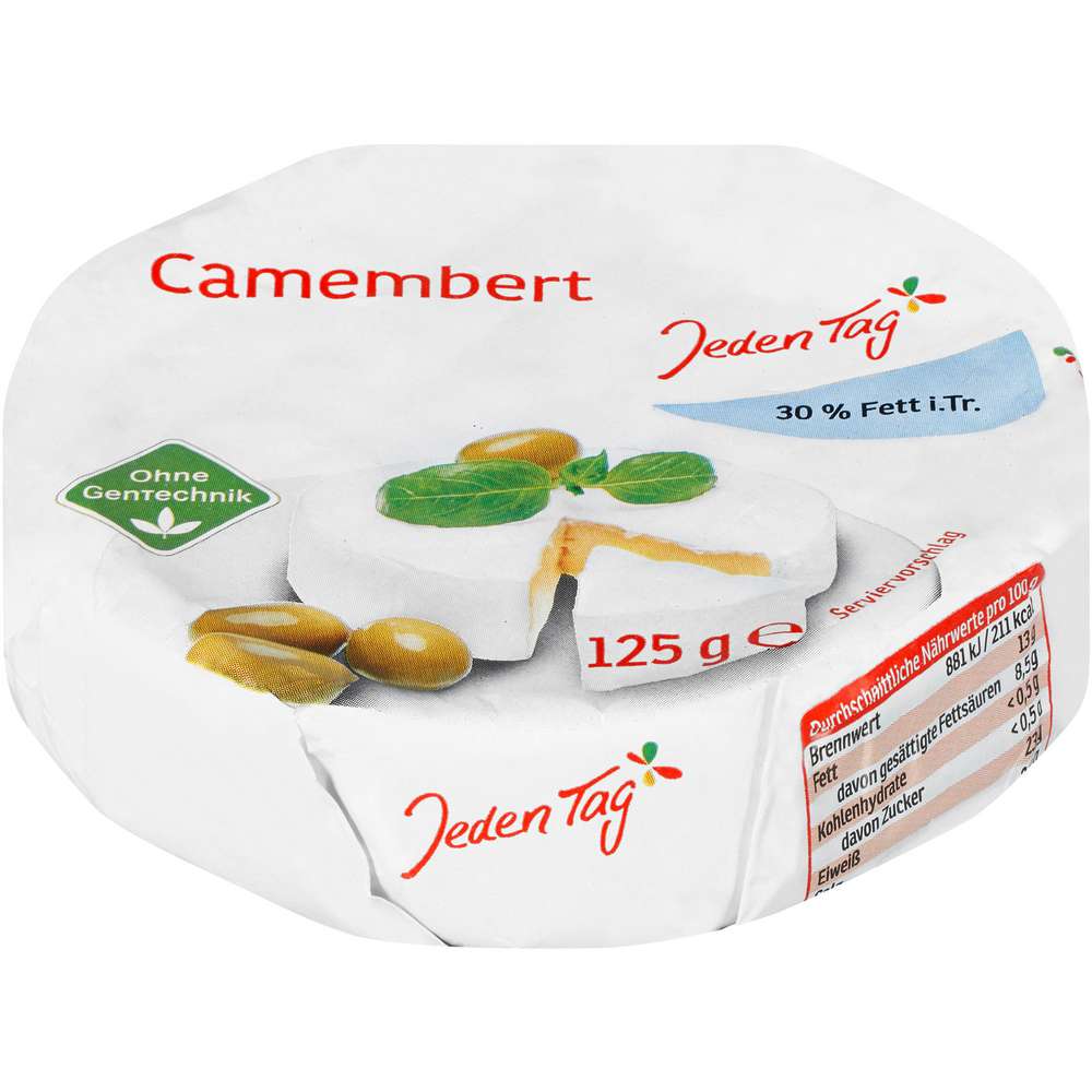Produktabbildung Jeden Tag Camembert leicht 30%