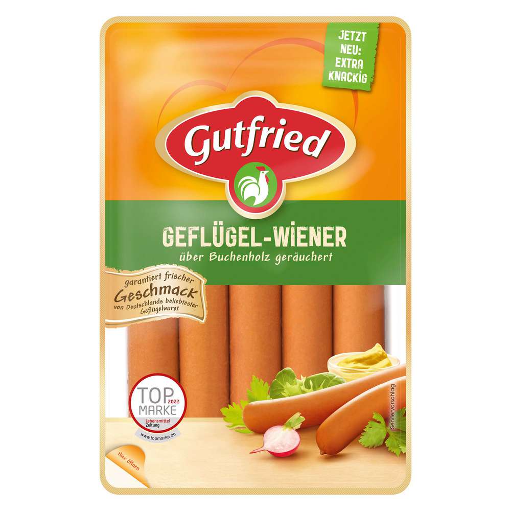 Produktabbildung Gutfried Geflügel Wiener