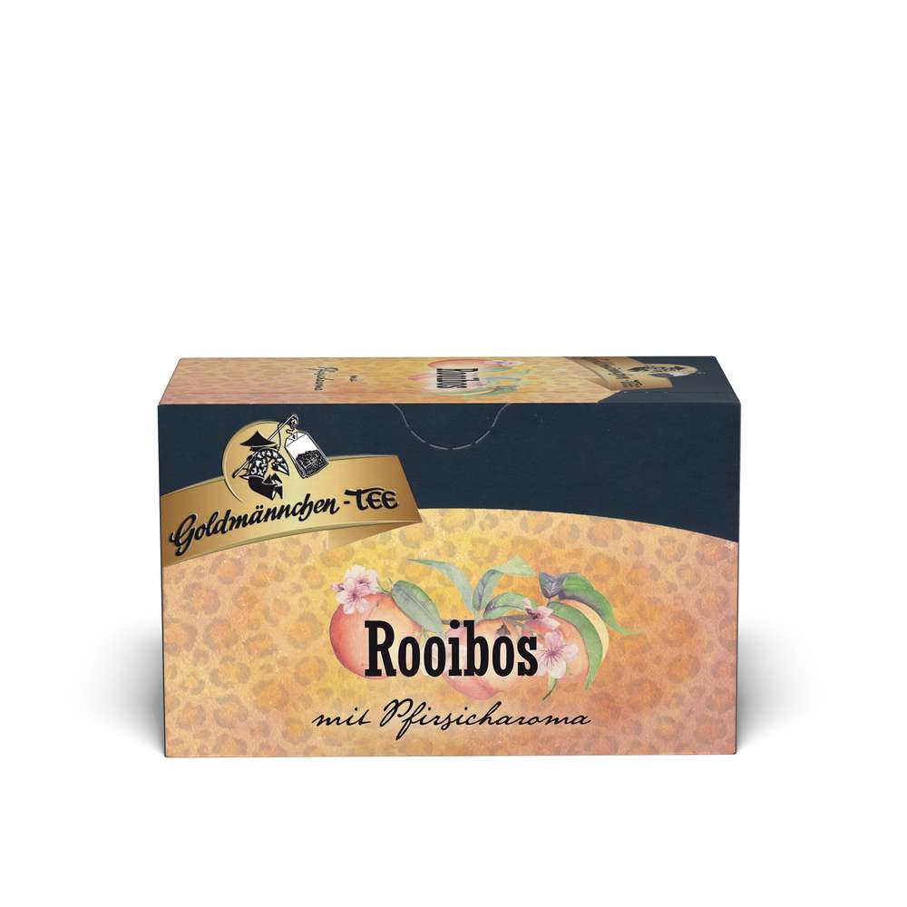 Produktabbildung Goldmännchen Rooibos Tee Pfirsich