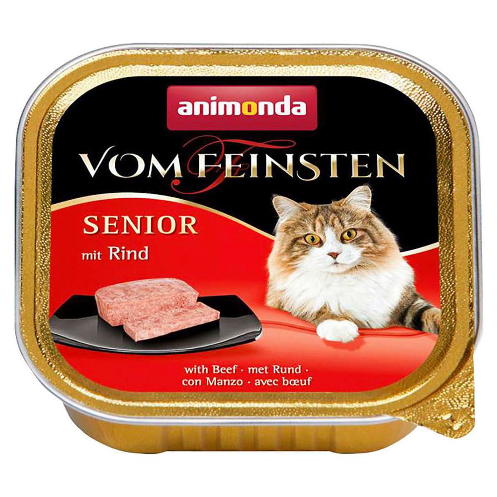 Produktabbildung animonda Katzen-Nassfutter Vom Feinsten, Senior, Rind