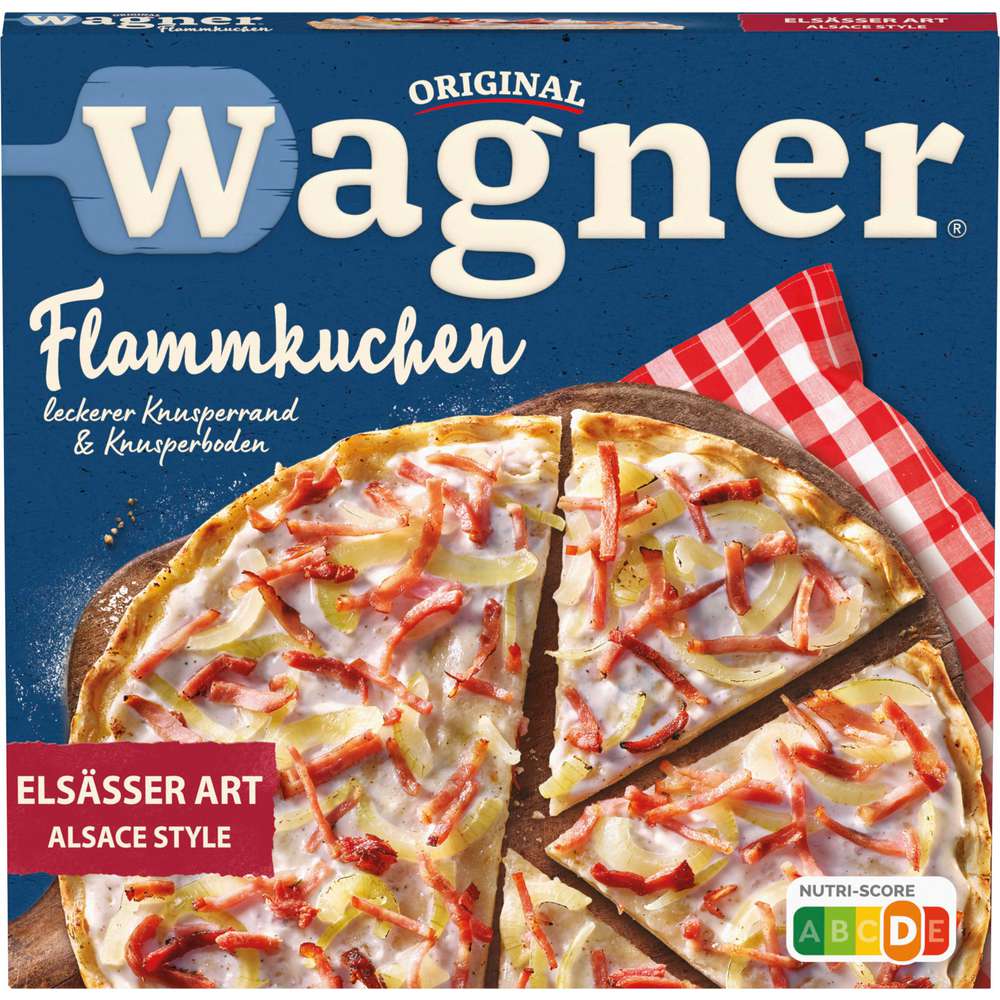 Produktabbildung Wagner Flammkuchen Elsässer Art, tiefgekühlt