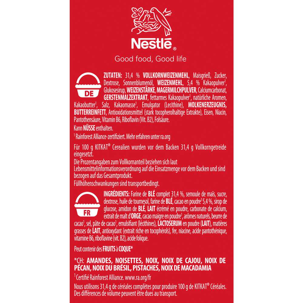 Produktabbildung Nestle Kit Kat Cerealien