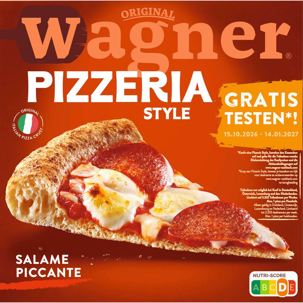 Produktabbildung Wagner Pizza Pizzeria Style, Salame Piccante 