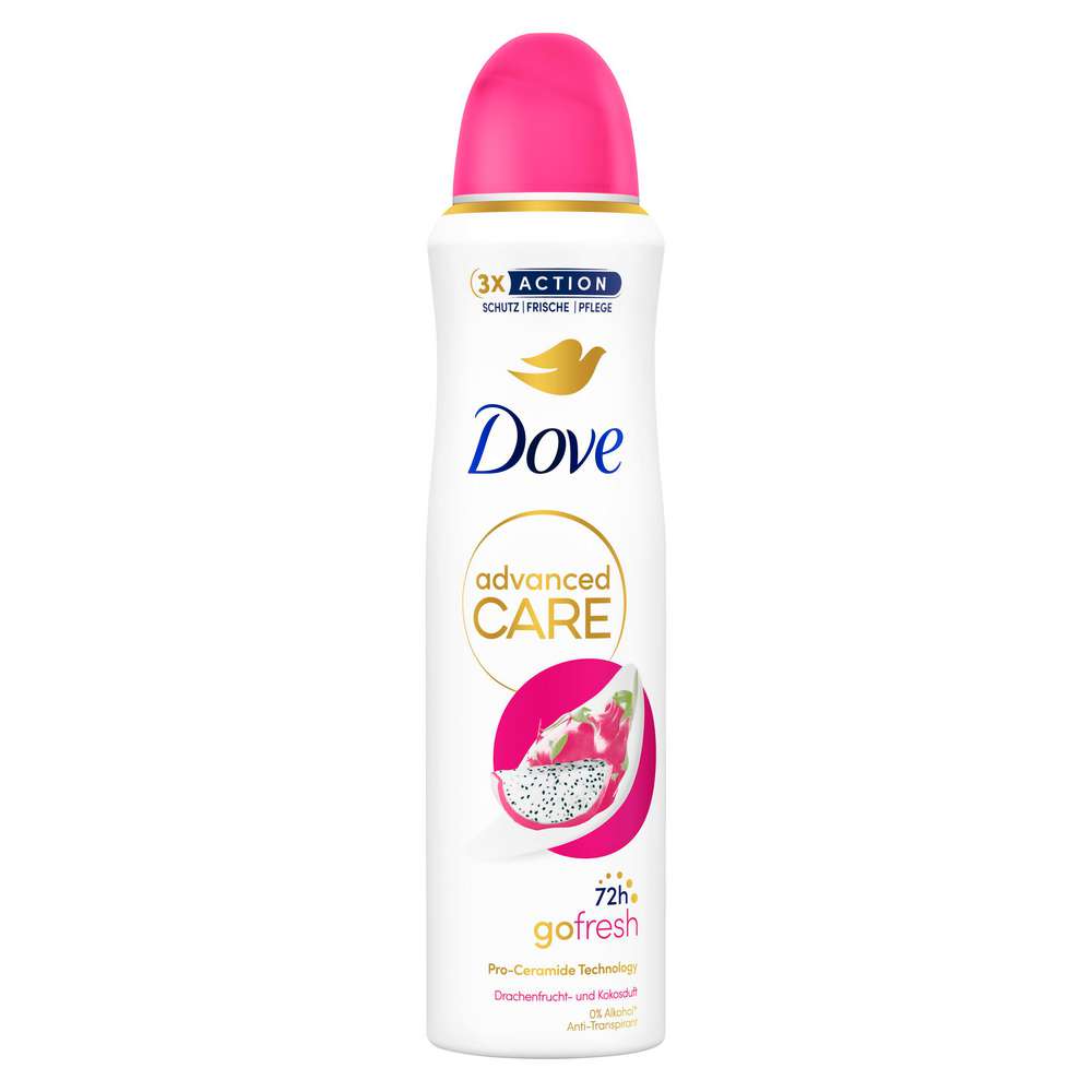 Produktabbildung Dove Deospray Advanced Care, Drachenfrucht-& Kokosduft 